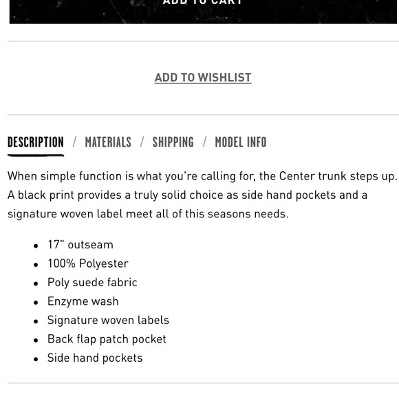 Volcom Center Trunks Black, L men’s - Picture 7 of 8